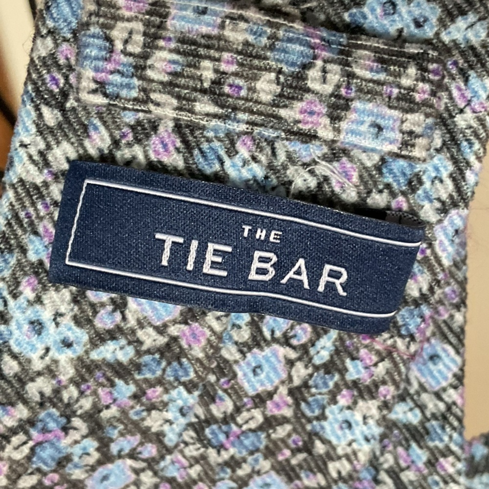 Tie Bar cotton tie - Picture 3 of 5